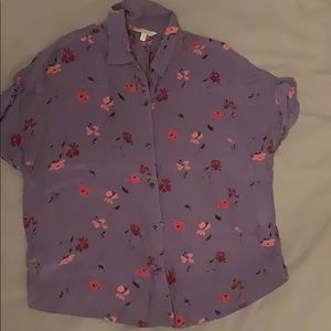 Lucky Brand button down floral shirt